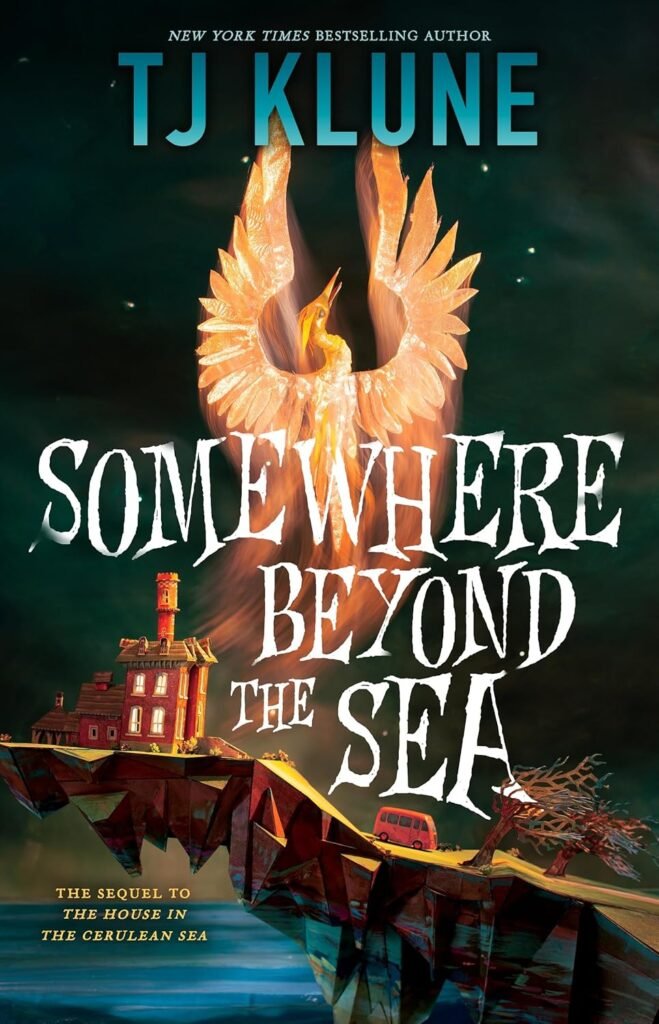 The book cover for "Somewhere Beyond the Sea".